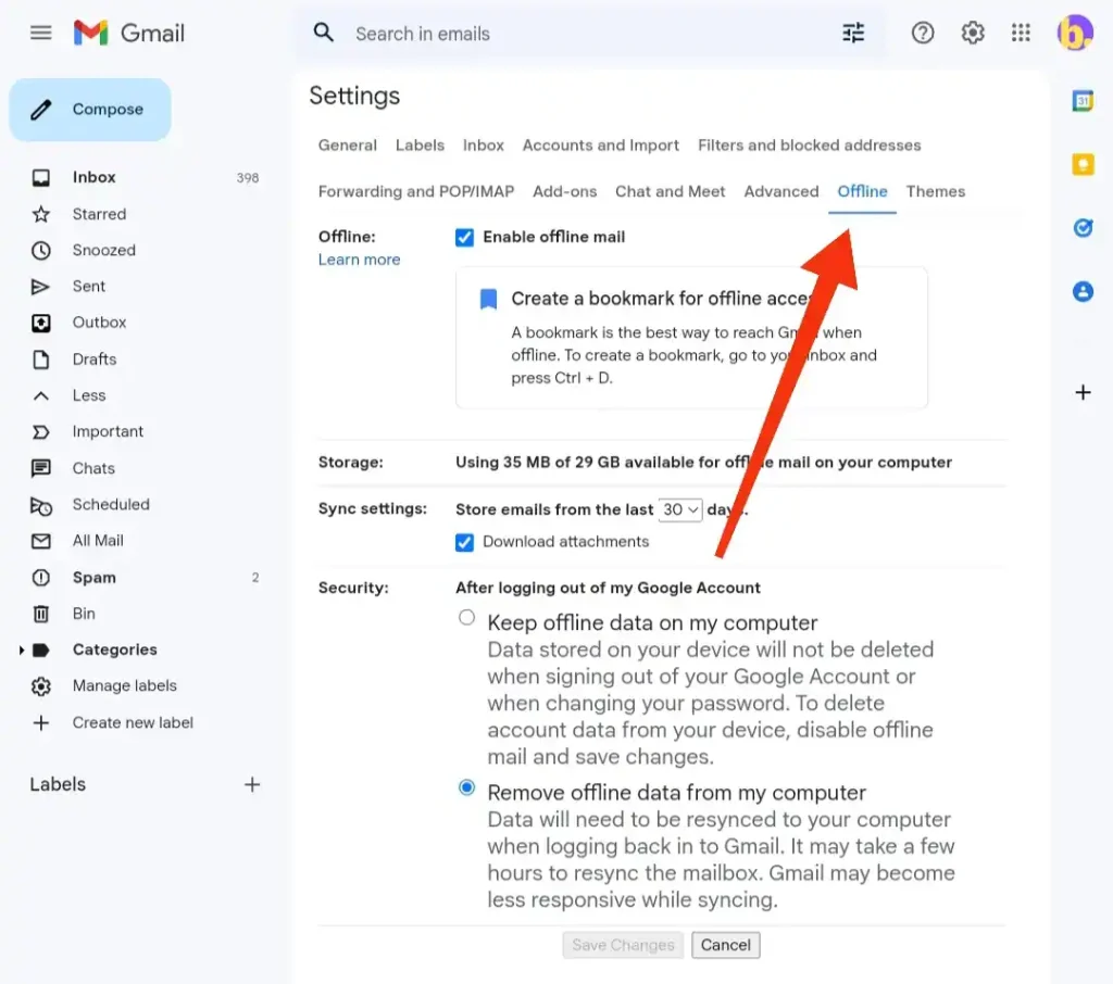 Gmail Offline Mail क्या है और इसे कैसे इस्तेमाल करें? 2 Gmail Offline Mail