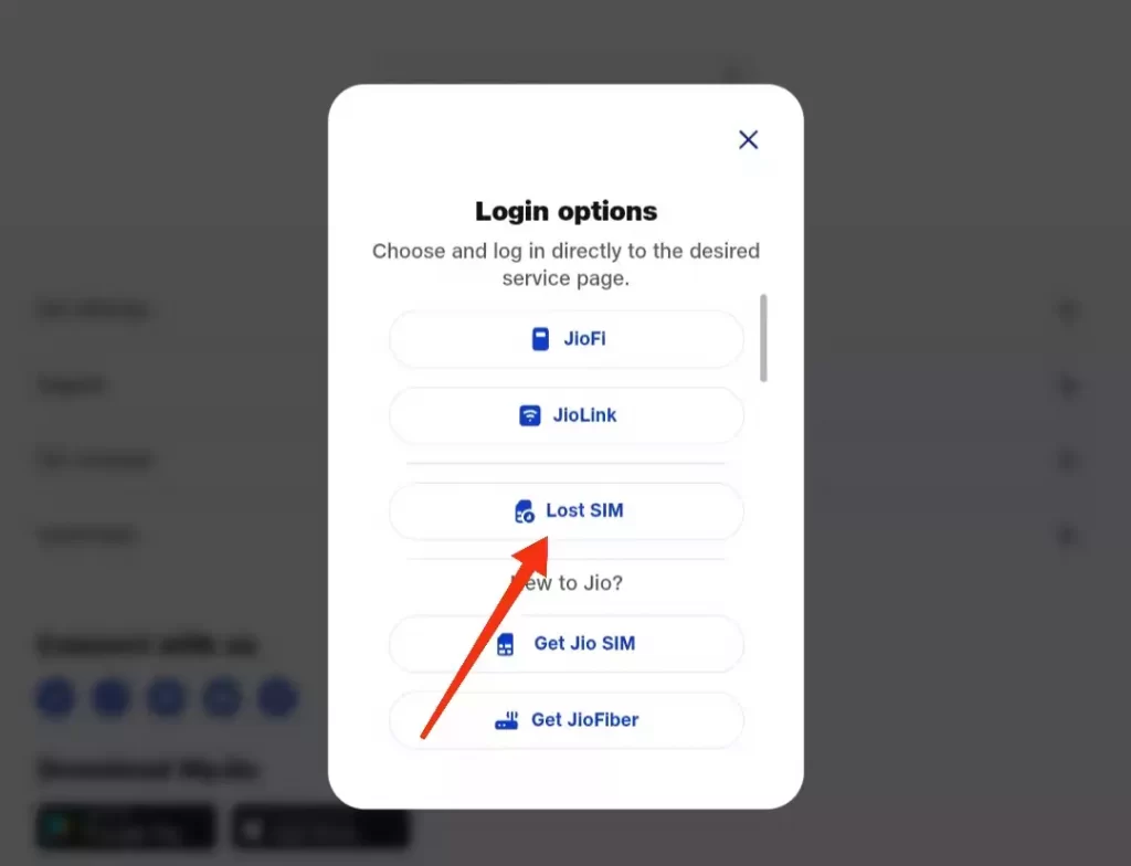 how to block Jio sim 1 1