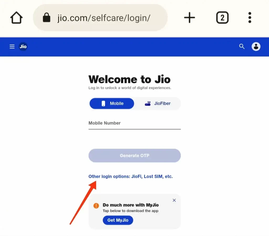 how to block Jio sim