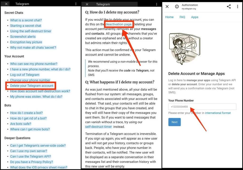 Telegram Account Permanently Delete kaise Kare 2024 | टेलीग्राम अकाउंट डिलीट कैसे करें? 3 Telegram Account Permanently Delete kaise Kare