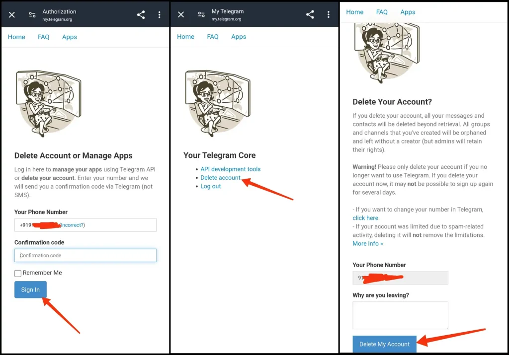 Telegram Account Permanently Delete kaise Kare 2024 | टेलीग्राम अकाउंट डिलीट कैसे करें? 4 Telegram Account Permanently Delete kaise Kare